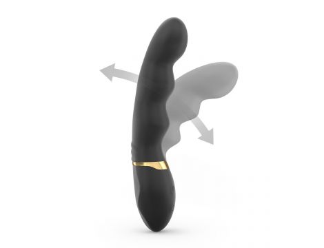 Wibrator punktu G Dorcel Too Much 2.0 z 3 silnikami czarny USB 22 cm - 2