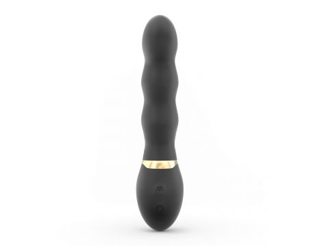 Wibrator punktu G Dorcel Too Much 2.0 z 3 silnikami czarny USB 22 cm - 4