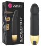 Wibrator silikonowy realistyczny Dorcel S czarny złoty USB 12 cm - 2