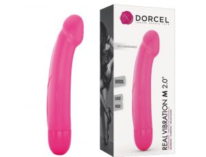 Wibrator realistyczny Dorcel M magenta silikonowy 18 cm USB