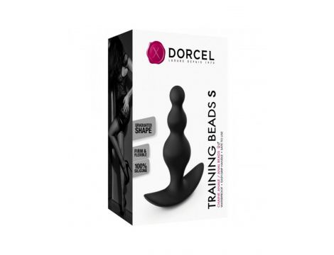 Silikonowy korek analny koralikowy treningowy Dorcel S 10 cm - 5