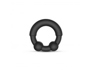 Pierścień erekcyjny silikonowy Stronger Ring Dorcel z metalowymi wypustkami