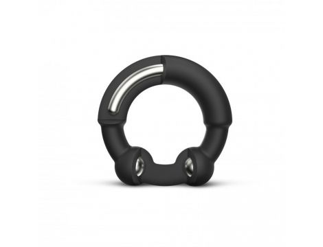 Pierścień erekcyjny silikonowy Stronger Ring Dorcel z metalowymi wypustkami - 2