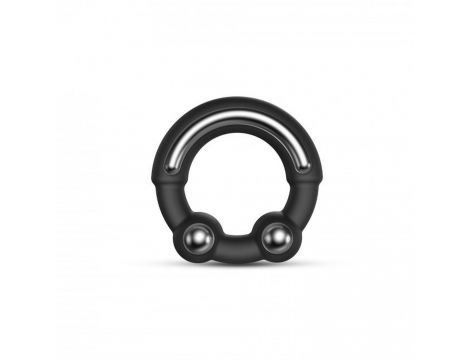 Pierścień erekcyjny silikonowy Stronger Ring Dorcel z metalowymi wypustkami - 3
