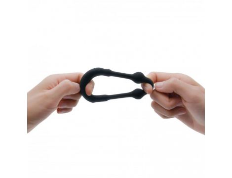 Pierścień erekcyjny silikonowy Stronger Ring Dorcel z metalowymi wypustkami - 5