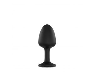 Korek analny Dorcel Geisha Plug Diamond L z białym kryształem 8 cm