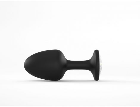 Korek analny Dorcel Geisha Plug Diamond L z białym kryształem 8 cm - 3