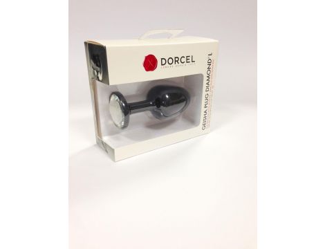 Korek analny Dorcel Geisha Plug Diamond L z białym kryształem 8 cm - 4