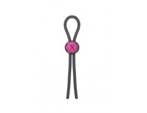 Pętelka erekcyjna regulowana silikonowa Mr Dorcel czarna 29 cm