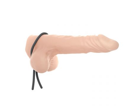Pętelka erekcyjna regulowana silikonowa Mr Dorcel czarna 29 cm - 4
