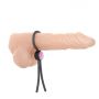 Pętelka erekcyjna regulowana silikonowa Mr Dorcel czarna 29 cm - 4