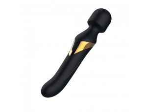Dwustronny wibrator Dorcel Dual Orgasms Gold silikonowy USB 23,5 cm