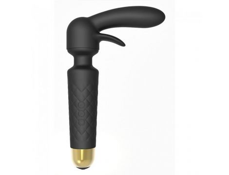 Zestaw masażera wibracyjnego Wanderful Dorcel silikonowy czarny 20 cm - 9