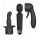 Zestaw masażera wibracyjnego Wanderful Dorcel silikonowy czarny 20 cm