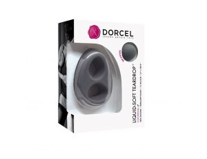 Pierścień erekcyjny silikonowy Liquid Soft Teardrop Dorcel czarny