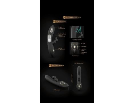 Wibrator króliczek Dorcel Divine Rabbit silikonowy USB - 6