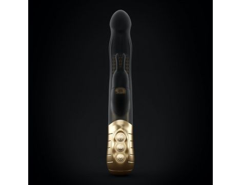 Wibrator króliczek Dorcel Baby Rabbit czarno złoty USB 22 cm - 8