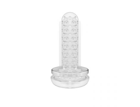 Pochwa falowana Sexpresso Dorcel elastomer 14 cm - 4