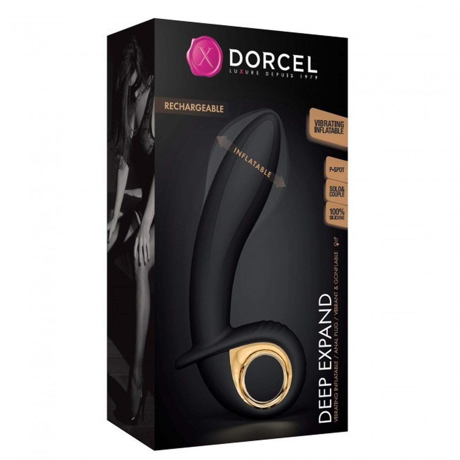 pompowany wibrator dorcel deep expand 16cm 10 tryb