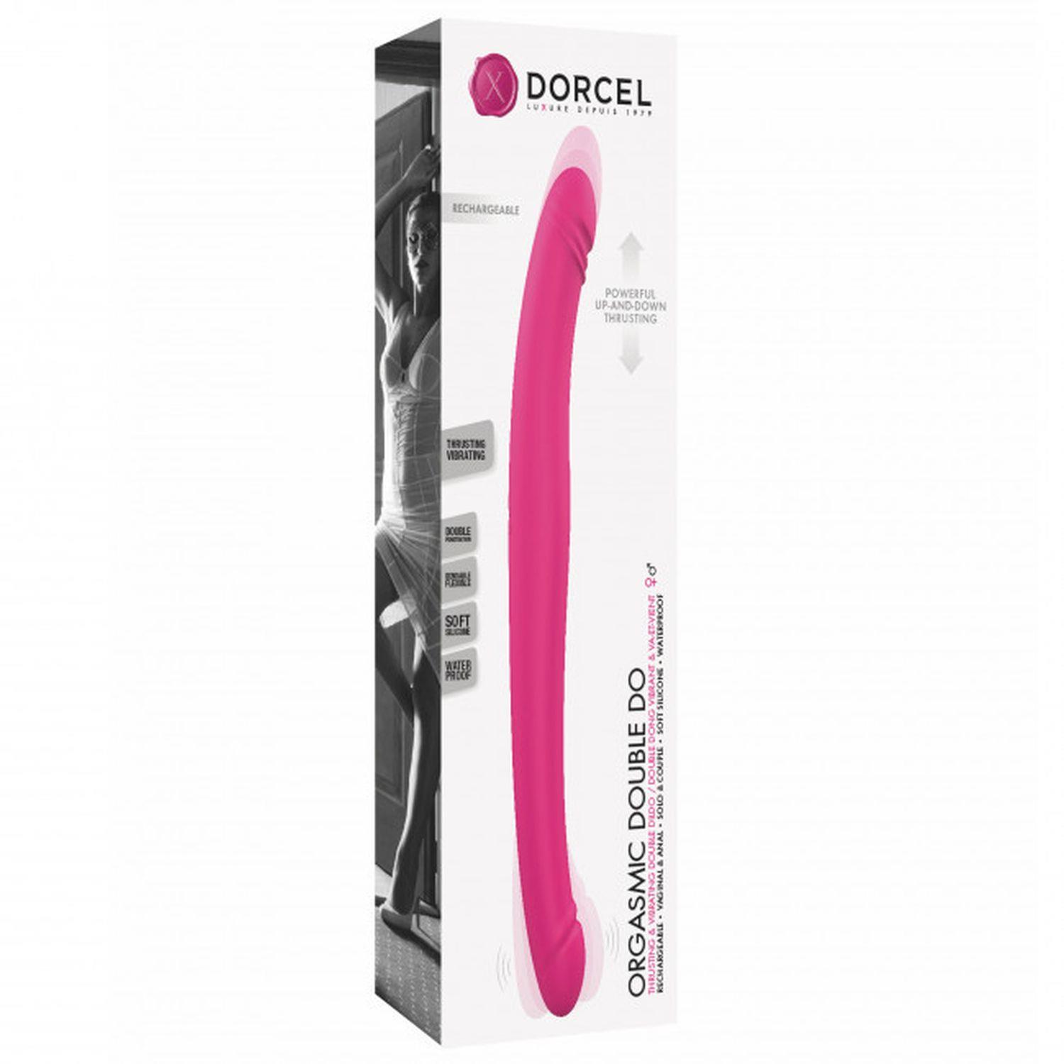 dwustronny wibrator dorcel orgasmic double duo 45c