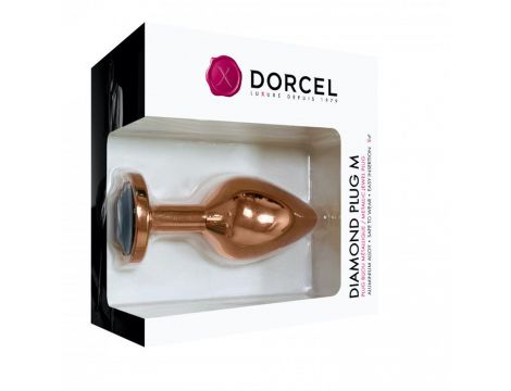 Korek analny z diamencikiem Diamond Dorcel M - 4