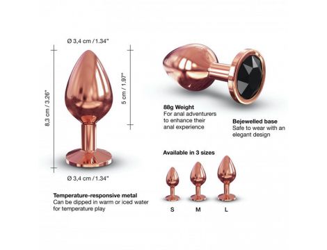 Korek analny z diamencikiem Diamond Dorcel M - 6