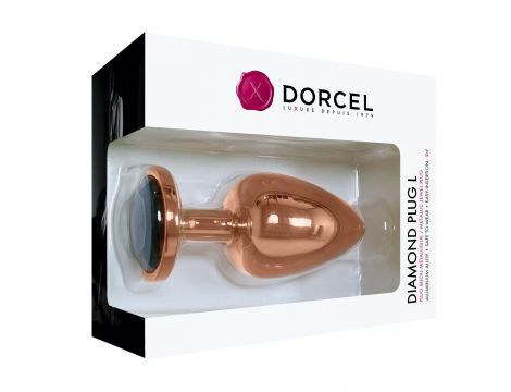Korek analny z diamencikiem Dorcel L 9.5 cm - 4