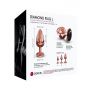 Korek analny z diamencikiem Dorcel L 9.5 cm - 6
