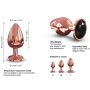 Korek analny z diamencikiem Dorcel L 9.5 cm - 7