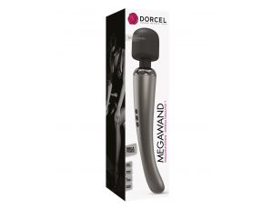 Wibrator Dorcel Megawand srebrny USB 29 cm