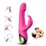 Wibrator króliczek silikonowy Zing pulsacyjnoobrotowy różowy 20cm - 4