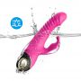 Wibrator króliczek silikonowy Zing pulsacyjnoobrotowy różowy 20cm - 6