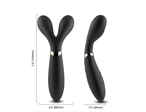 Wibrator Y Wand B Series Joy czarny silikonowy USB wodoodporny - 6