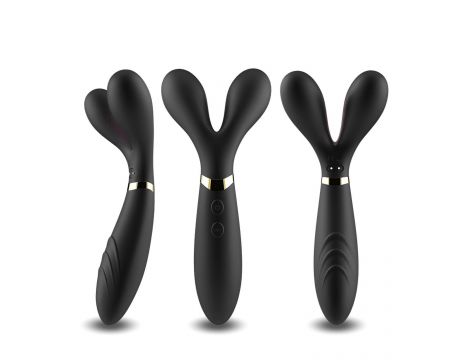 Wibrator Y Wand B Series Joy czarny silikonowy USB wodoodporny - 9