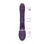 Wibrator króliczek Vive Rini fioletowy silikonowy USB 22 cm - 10