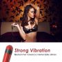 Wibrator mini Rocket czerwony silikonowy USB wodoodporny - 10