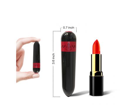 Mini wibrator silikonowy Rocket B Series Joy czarny USB wodoodporny - 4