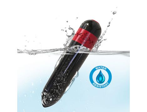 Mini wibrator silikonowy Rocket B Series Joy czarny USB wodoodporny - 7