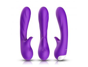Wibrator punktu G Romance silikonowy B Series Joy fioletowy USB 18cm