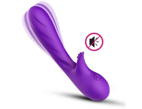 Wibrator punktu G Romance silikonowy B Series Joy fioletowy USB 18cm - 10