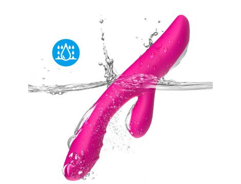 Wibrator punktu G Spark z ogrzewaniem Joy różowy silikonowy USB - 5