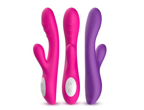 Wibrator punktu G Spark z ogrzewaniem Joy różowy silikonowy USB - 11