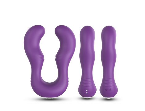 Stymulator łechtaczki silikonowy Seraph fioletowy Joy wodoodporny - 6