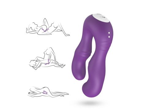Stymulator łechtaczki silikonowy Seraph fioletowy Joy wodoodporny - 8
