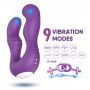Stymulator łechtaczki silikonowy Seraph fioletowy Joy wodoodporny - 5