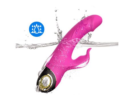Wibrator króliczek silikonowy B-Series Joy Meteor różowy USB 23 cm - 5