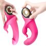 Wibrator króliczek silikonowy B-Series Joy Meteor różowy USB 23 cm - 5
