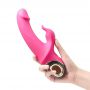 Wibrator króliczek silikonowy B-Series Joy Meteor różowy USB 23 cm - 9