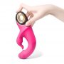 Wibrator króliczek silikonowy B-Series Joy Meteor różowy USB 23 cm - 10