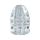 Masturbator mini TPE Alive przezroczysty 8 5 cm